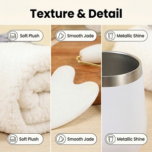<span class=keywords><strong>Cesta</strong></span> de <span class=keywords><strong>Regalo</strong></span> Lunaire de Lujo para Spa para Mujeres, Set de Cuidado Personal con Vela Aromática, Bomba de Baño, Rodillo de Jade y Vaso Térmico, Regalos de Relajación - Product Image 2