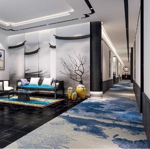 Fornitura di fabbrica tappeto axminster in lana e nylon per corridore del <span class=keywords><strong>corridoio</strong></span> della camera da letto dell'ufficio dell'hotel - Product Image 4