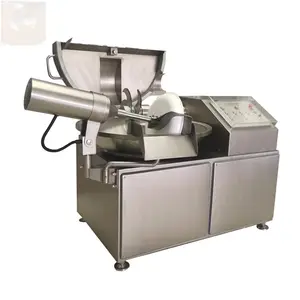 Factory Price Fresh Meat Bowl Cutter Large Capacity Minced Meat Making Machine For Beef Sausage