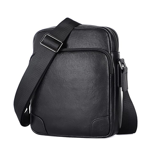 Borsa a <span class=keywords><strong>Tracolla</strong></span> da Viaggio di Lusso in Vera Pelle per <span class=keywords><strong>Uomo</strong></span>, Personalizzabile con Logo, Porta iPad e Telefono, Vendita all'Ingrosso - Product Image 6