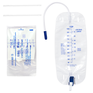 Collection externe stérile d'urine de sac de vessie d'urine de PVC de 1000ml pour l'hôpital d'animal familier - Product Image 1