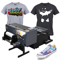 Máquina de impresión de camisetas planas, máquina de impresión de película de Pet de transferencia de calor en polvo, Unidad Móvil, A3, dtf, IT-H302