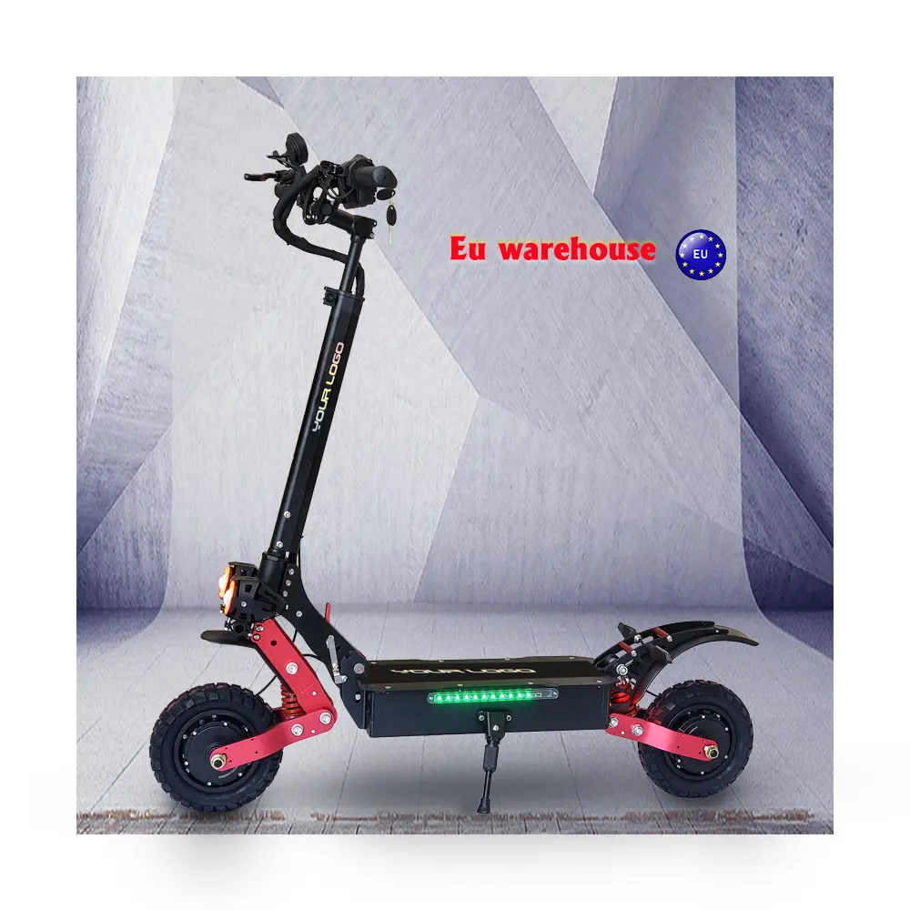 ZonDoo ZO01 Scooter eléctrico estilo bicicleta plegable Stock en almacén de la UE EE. UU. Disponible Dropshipping