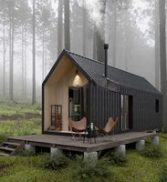 Kit de maison écologique en bois préfabriqué, petite maison pour vivre, maisons de jardin modernes, kit de conception modulaire, cabines