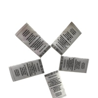 Tag RFID UHF untuk Laundry, Label Kain Tahan Air dan Dapat Dicuci untuk Hotel, Rumah Sakit, Seragam, Pakaian, Tag NFC untuk Pakaian