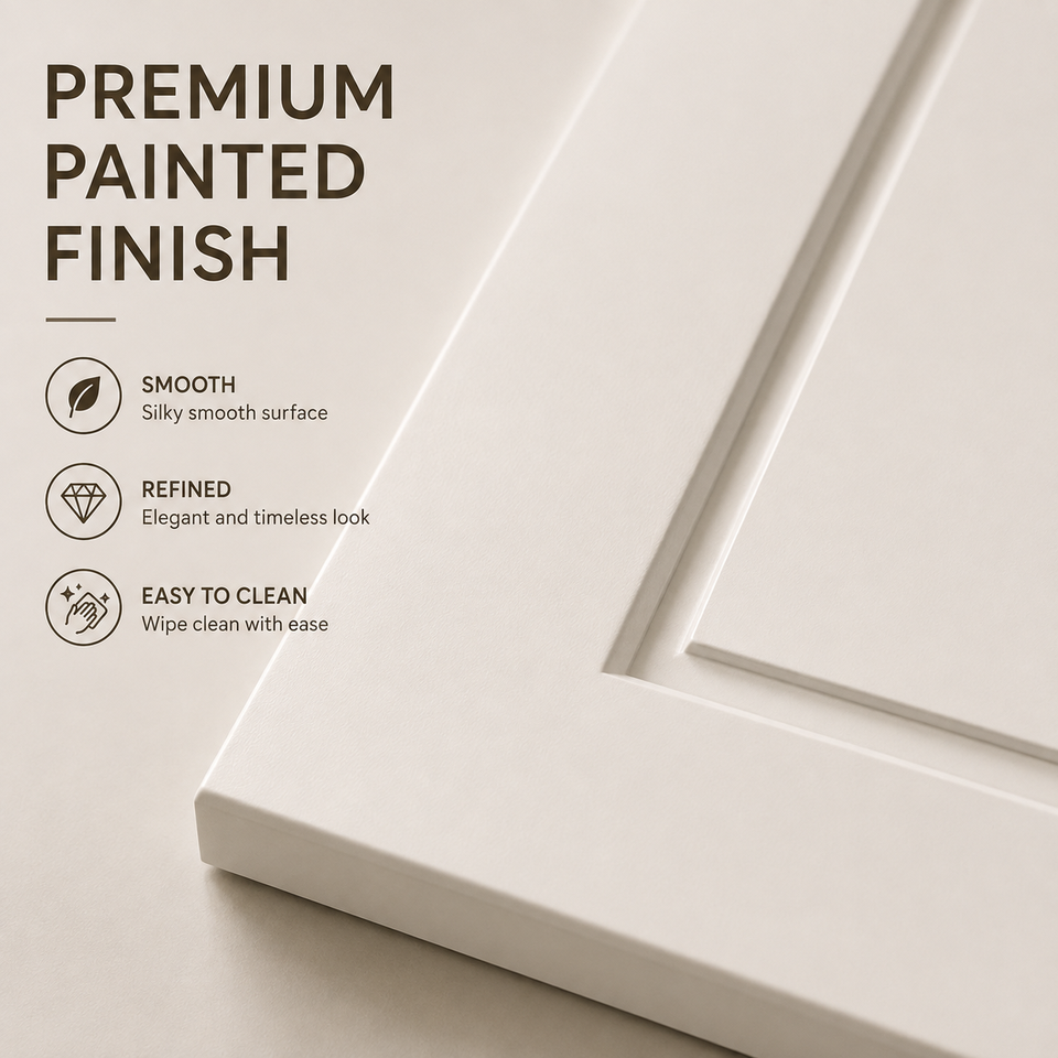 White Painted Interior Door 2 Panel Arched Top Panel Rectangular Lower ...