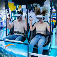 Simulateur de Parapente VR Commercial Intérieur YHY 2 Places 9D pour Parc d'Attractions avec 20 Jeux