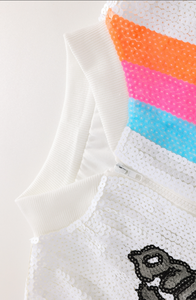 Veste d'équipe de basketball en gros, personnalisée, d'hiver, à <span class=keywords><strong>col</strong></span> montant, fermeture éclair, respirante, tricotée, avec des sequins brillants - Product Image 3