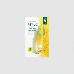 Goodal Green Tangerine Vita-C Dark Spot Care Serum Mask Sheet High Quality Facial Masks 1ea - Product Image 2