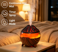 Diffuseur d'huiles essentielles avec télécommande, contrôlable par application, pour usage hôtelier, lumière LED sept couleurs, minuterie quatre niveaux, grand réservoir d'eau