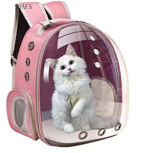 Capsula trasparente per esterno trasportino da viaggio per animali domestici <span class=keywords><strong>borsa</strong></span> per cani Tote zaino con cerniera Oxford per gatti - Product Image 1