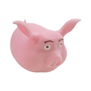 Adorno de cerdito rosa relleno de arena, de recuperación lenta, con forma de gusano espacial retorcido, juguete para decoración de oficina y niños - Product Image 4