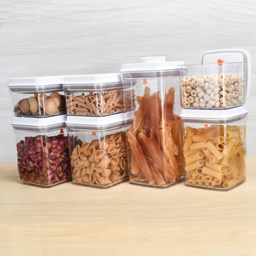 Popular Storage Cans Milk Powder Keeping Containerized Dry Food Keeping Display Kitchen Pasta Coffee Bean Flour