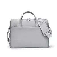 The Carismatico Grey Leather Messenger Bag For Men & Women - The