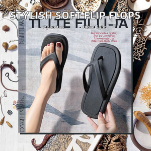 Chanclas Japonesas de PVC - Ligeras, Antiolor, Modernas, de Color Sólido, para Estudiantes, de Suela Blanda, con Clip, para la Playa - Product Image 2