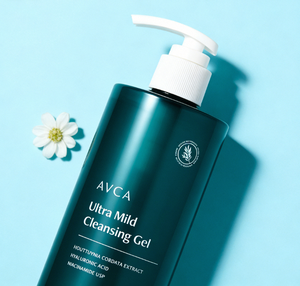 Gel de Limpieza Profunda Ultra Suave AVCA 300ml, Lavado Facial Hidratante Suave con Niacinamida, Ácido Hialurónico y Extracto de Hoja de Corazón, para Todo Tipo de Piel - Product Image 1