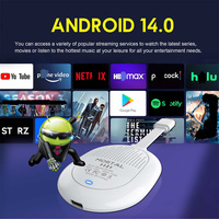 Venta al por mayor Mortal Q2 ultra Smart Tech HD Tvstick Android 14,0 TV Allwinner H313 4K Android TV Stick Dongle con control remoto