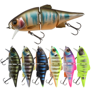 Esca Artificiale Articolata 115MM 30G Galleggiante Swimbait Lipless Crankbait Wobbler Minnow per Pesca a Spigola e <span class=keywords><strong>Luccio</strong></span> - Product Image 1