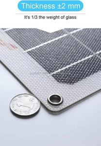 Panneau <span class=keywords><strong>solaire</strong></span> flexible compact léger 20W 18V 380x340mm, <span class=keywords><strong>panneaux</strong></span> solaires mono PV pour camion, GPS alimenté par énergie <span class=keywords><strong>solaire</strong></span> - Product Image 5