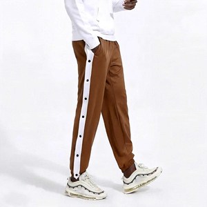 Pantalones de Baloncesto de Alto Rendimiento con Cintura Elástica, Corte Recto y Frente Plano - Botones a Presión Personalizados - Product Image 5