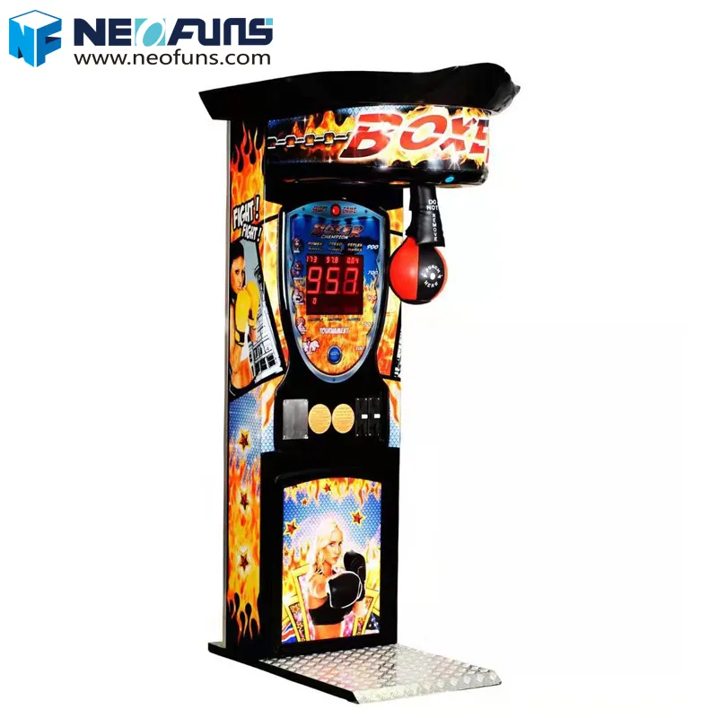 Black Boxing Machine Black Boxing Punch Arcade-Spiel automat Münz betriebene Vergnügung maschine