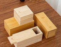 Kotak Hadiah Kayu Pinus Polos Kotak Kayu Alami