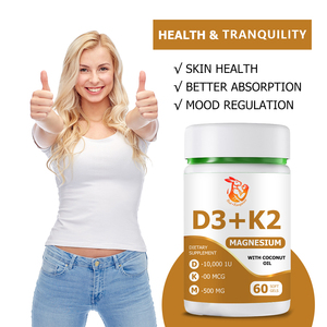 Complément de Vitamines D3 K2 et Magnésium de Qualité Supérieure pour la Santé Osseuse – Favorise des Dents Fortes et un Meilleur Sommeil – Gélules Molles - Product Image 2