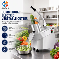 Machine à couper les légumes commerciale 1500W en acier inoxydable, robot culinaire multifonctionnel pour pommes de terre et salades