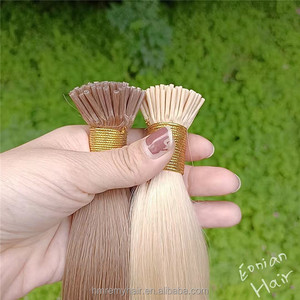 Extensions de cheveux naturels européens Remy de 18 à 20 pouces I Tip <span class=keywords><strong>Micro</strong></span> Link Kératine 0.8g à 1g Brins Extensions de cheveux humains à la kératine organique - Product Image 2