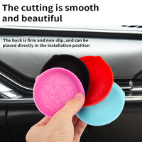 Universelle Umweltfreundliche Blumendesign Silikon-Bechermatte für Autoinnenraum Wärmeisolierung & Rutschfest Anpassbare Farben Verpackung