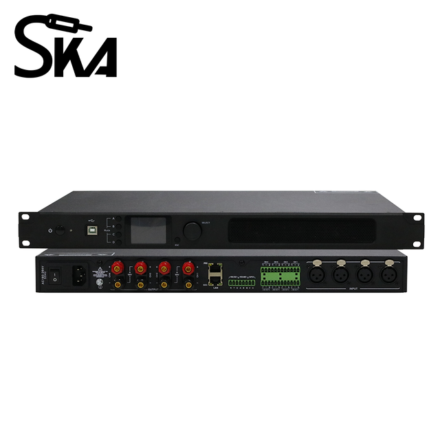 SP-DSD43 With 4-channel Dante DSP Amplifier 1U Dante