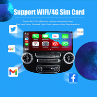 YANAV 17" 2DIN Linux 2880x1080 GPS Navigateur CarPlay/Android Auto MP3/MP4 Multi-langues Carte mondiale Mercedes Benz Vito 116