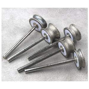 ใบเจียรเพชรแบบมีร่องสำหรับขัดและตกแต่งขวดแก้วเว้า ขวดพอร์ซเลน และกำไลข้อมือ - Product Image 1