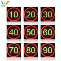 P8 P10 monté sur camion LED affichage extérieur suspendu fixe variable message signe vms LED affichage de limite de vitesse de trafic