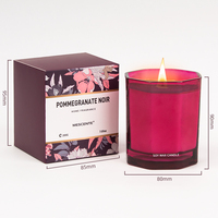 Mescente vente en gros bougies parfumées de parfum de maison de marque privée personnalisées ensembles de cadeaux de diffuseur de roseau