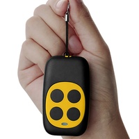 Nouvelle télécommande électrique pour porte de garage 433,92 MHz, 4 boutons, contrôle d'accès sans fil, code fixe, indicateur LED, piles AAA