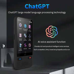 Dispositif de traduction vocale S85, traducteur portable <span class=keywords><strong>avec</strong></span> 138 langues, écran 3,5 pouces, traducteur vocal intelligent - Product Image 5
