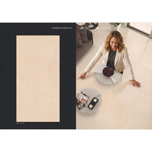 Dalles de porcelaine blanches Jumbo Bianco 1200x2400mm, aspect marbre brillant, grand format, pour murs et sols intérieurs - Product Image 6