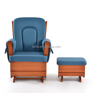Fauteuil à bascule pour allaitement et maternité avec repose-pieds - Product Image 2