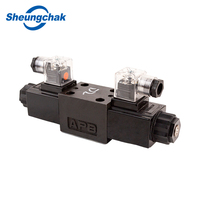 Vanne hydraulique DG4V-3 ISO 4401 D03 à montage DIN, connecteur DIN, protection IP65, pour excavatrice, grue, OEM