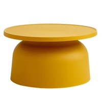 Table basse multifonctionnelle en plastique style Instagram nordique tendance pour petites maisons et chambres, ensemble de tables d'appoint créatives pour canapé d'angle en PP