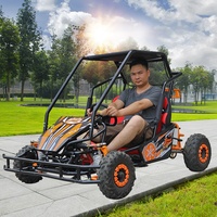 Meilleur prix pour kart à pédales à essence à deux places pour adultes, 4 temps, 125 cm3, frein à disque, tout-terrain, buggy de plage, hors route, 35 km/h, extérieur