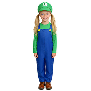 Disfraz de Super Mario para Niños, Traje de Cosplay, Juego de Roles para Niños, Actuación en Escenario, Conjunto para Fiesta - Product Image 2