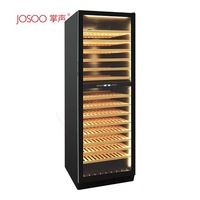 Réfrigérateur à vin de luxe double zone en gros, 188 bouteilles, en acier inoxydable, avec compresseur électrique, certifié CE, Energy Star