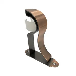 19mm single curtain bracket 28mm single bracket for curtain rod sets support of curtain pipe