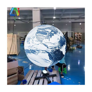 Attraente sferica dimensione personalizzata 1 m2msphere LEDScreen pubblicità sferica <span class=keywords><strong>Video</strong></span> palla P1.8P2.5 emisfero LedDisplay - Product Image 3