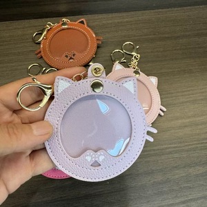 In-stock cartoon cat badge display cover, 58mm badge protective cover, 75mm celebrity <b>anime</b> rice paddy ita bag <b>keychain</b>. - Product Image 3