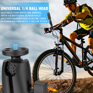 Support de fixation rapide à rotule 360° pour vélo et moto, super pince pour appareil photo reflex numérique Canon Nikon, GoPro, Insta360, DJI Osmo <span class=keywords><strong>Action</strong></span> - Product Image 6