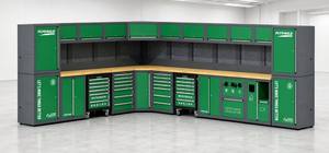 Système de mobilier de <span class=keywords><strong>garage</strong></span> tout-en-un FY-7711GL, armoires murales modulaires personnalisables, coffres à outils, épaisseur du matériau de 1,0 à 2,0 mm pour - Product Image 2