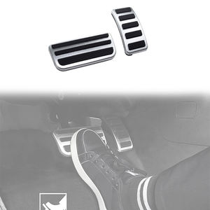 LUMA Penutup Pedal Gas & Rem Mobil Berkualitas Tinggi Bahan ABS untuk Bronco 2021-2024 2/4-Pintu Pemasangan Mudah Warna Hitam - Product Image 1